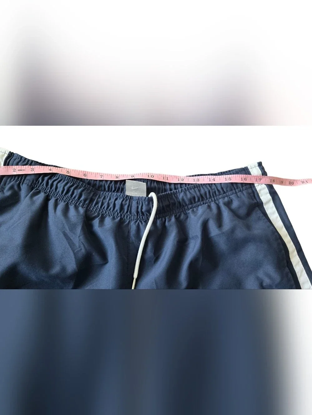 Vintage 90s Nike Mens XL Navy Blue Mesh Track Pants